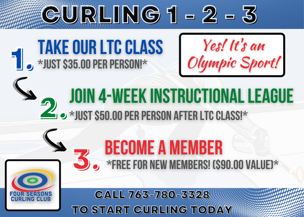 NEW CURLING CARD 7x5